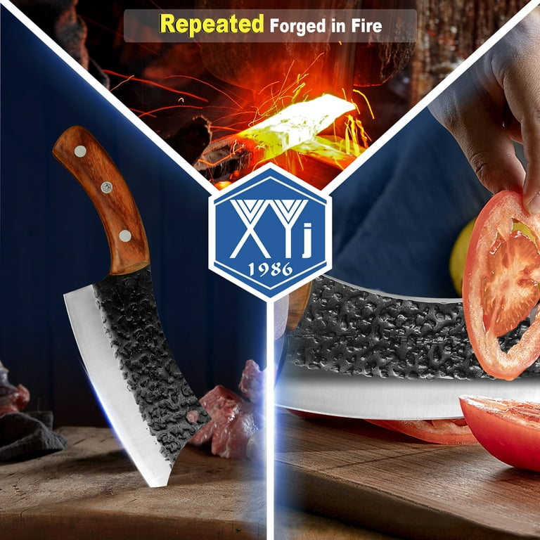 PLYS-Kitchen Knife Forging Super Fast Sharp Knife Set Chef Special Meat  Knife Bone Cutter