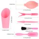 thumbnail image 5 of Juego de 6 piezas/1 para suculentas, herramientas para principiantes, cubo, pala, cepillo, kit para plantar bonsáis (rosa), 5 of 6