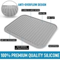 thumbnail image 3 of Paquete de 2 salvamanteles de silicona para ollas y sartenes calientes - Salvamanteles multiusos y versátiles - Salvamanteles de silicona resistente al calor - Almohadillas calientes duraderas y, 3 of 6