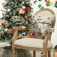 thumbnail image 4 of Sm:)e Ornament Ball American Holly Believe Hello Winter Christmas Throw Pillow Cover 18x18 Inch Set of 4, 4 of 6