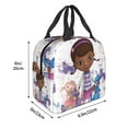 thumbnail image 5 of Doc McS-tuffins Insulated Lunch Bag Leakproof Waterproof Reusable Lunch Boxs Portable Durable Cooler Tote Bag Work Travel, 5 of 9