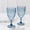 Dusty Blue, variant on Balsa Circle 12 Dusty Blue 11oz Vintage Diamond Cut Plastic Wine Glasses Wedding Supplies