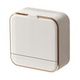 thumbnail image 3 of Jabonera para ducha de baño, montaje en pared, impermeable y a prueba de polvo. oro blanco, 3 of 9