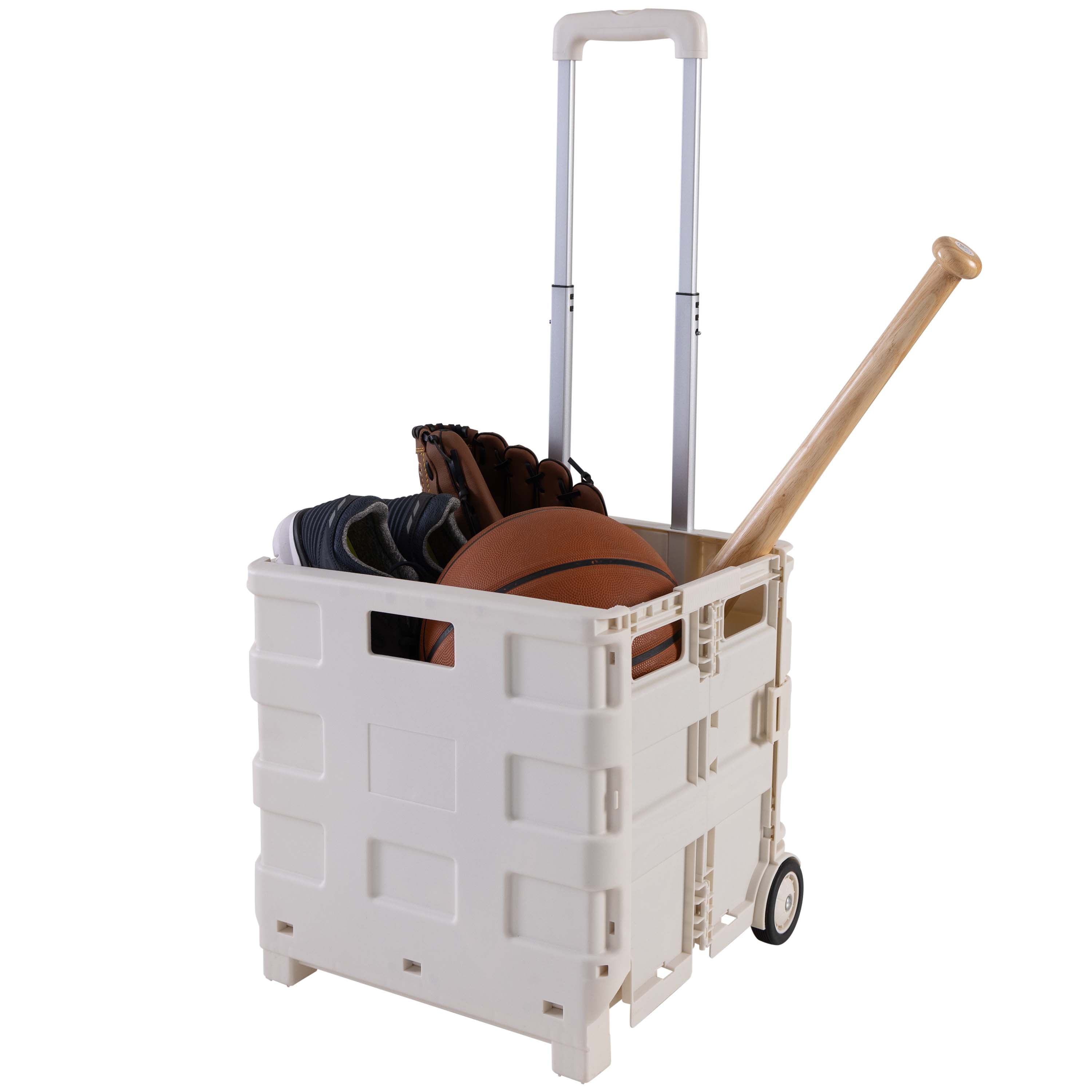 Simplify Tote & Go Collapsible Utility Cart in White