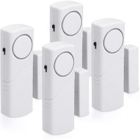 Door And Window Alarm - Lot 4x Wireless Intrusion Alarm