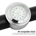 thumbnail image 5 of GETIT Aluminium Alloy Motorcycle Handlebar Clock, Shockproof Waterproof Thermometer Compatible with Universal Fit Handlebars With Easy Installation And Temperature, 5 of 5