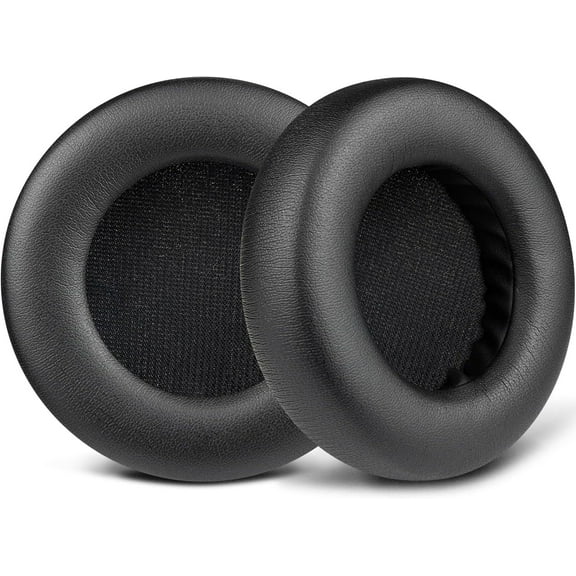 SOULWIT Earpads Replacement for Beyerdynamic MMX100/MMX150/MMX200 Gaming Headset, Ear Pads Cushions with Soft Protein Leather, High-Density Foam - Black