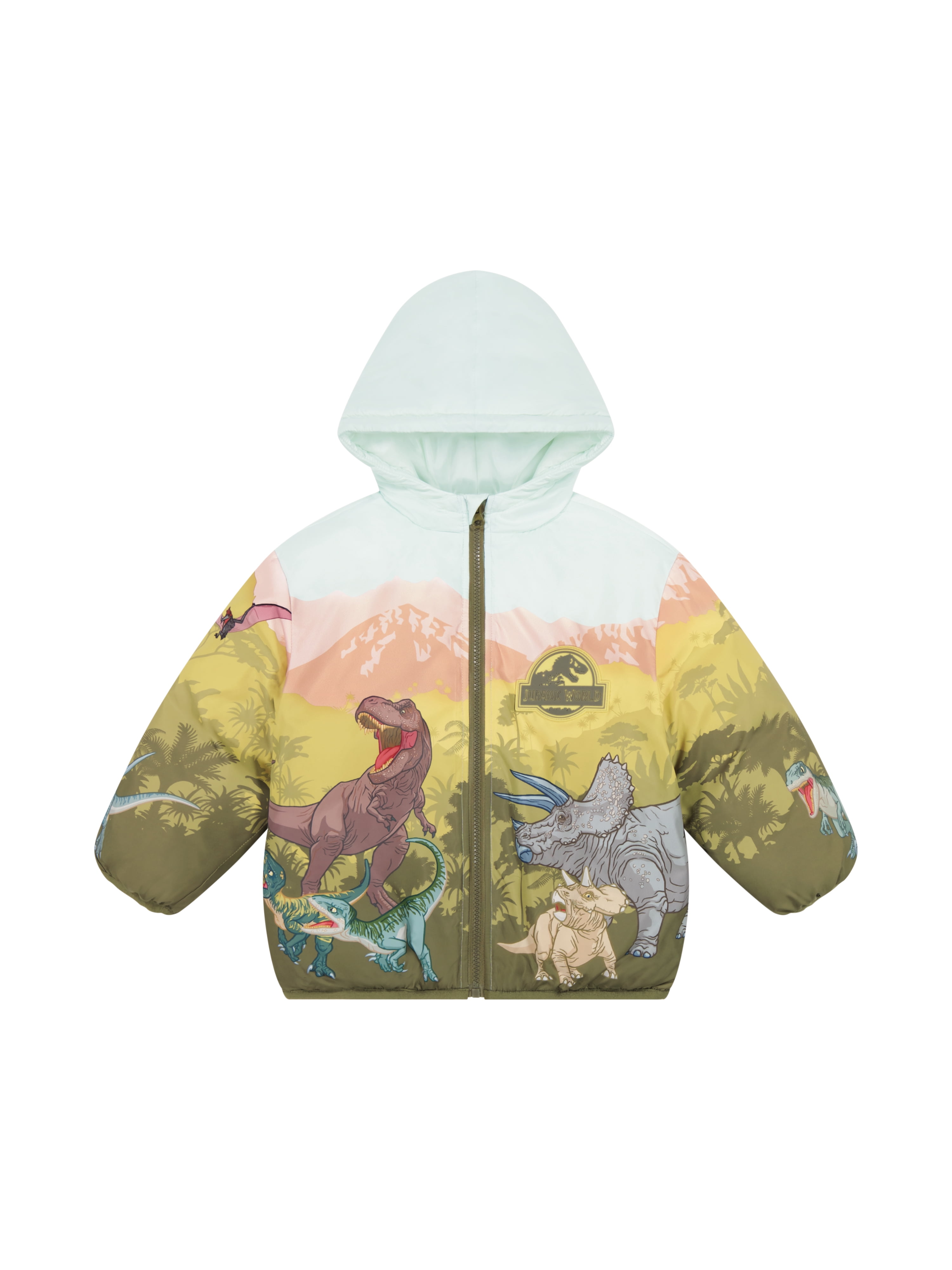 Jurassic World Toddler Boy Puffer Jacket, Sizes 12 Months-5T