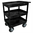 thumbnail image 2 of Luxor - Trolley - 3 shelves - injection molded thermoplastic resin - gray, 2 of 2