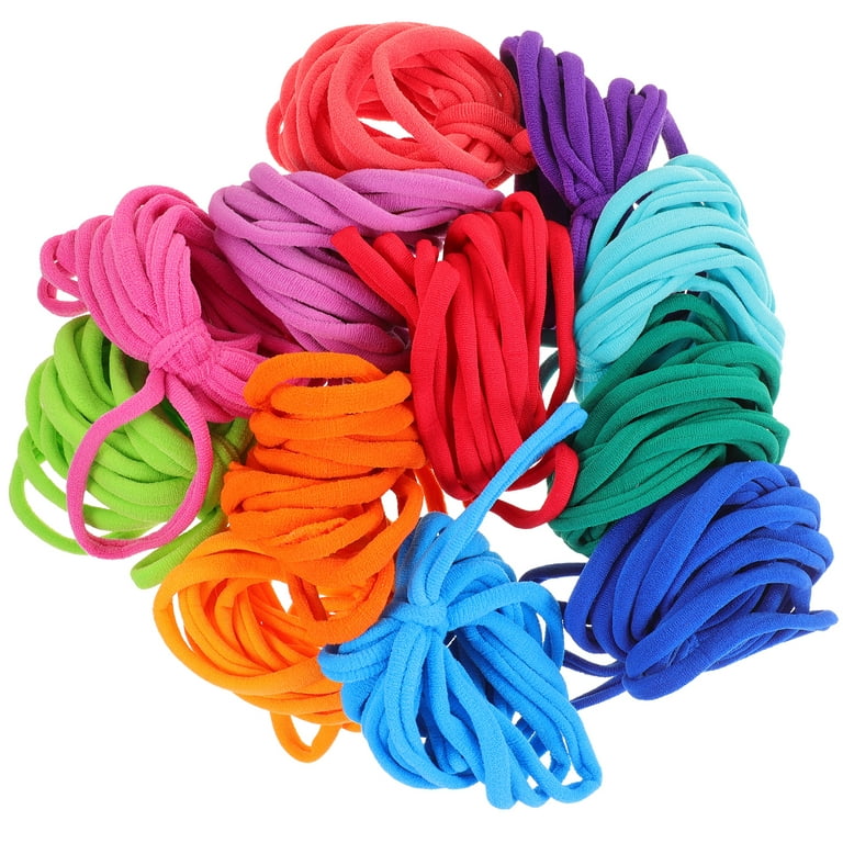 192pcs Potholder Weaving Loom Loops Multicolored Elastic Loom Bands for  Kids 
