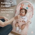 thumbnail image 4 of Tiny Marvels Baby Bouncer Seat 0–12 Months, Ergonomic Portable Design with 3-Point Harness, Soothing Music & Removable Toy Bar, Foldable Baby Seat for Newborns & Toddlers Under 20 lbs, 4 of 7