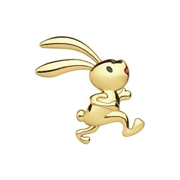 Ysmzzmsy 1 PCS 3D Rabbit Metal Car Emblem Sticker, 2.36 x 2.56 inches, Adhesive Decoration for Cars, Motorcycles