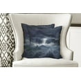 thumbnail image 4 of Ambesonne Blue Throw Pillow Cover 2 Pack, Stromy Sky over Mountains, 16", Blue, 4 of 6