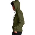 thumbnail image 3 of Champion Mens Powerblend Hooded Sweatshirt, 2XL, Fresh Olive, 3 of 3