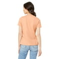 thumbnail image 4 of 6 Pack: BELLA+CANVAS Women's Relaxed V-Neck Heather T-Shirt, 4 of 5