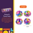 thumbnail image 3 of Suministros especiales Stress Ball Squishy Colorful (paquete de 4), 3 of 9