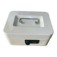 thumbnail image 3 of MERIGLARE Password Locking Piggy Bank Money Bills Storage Case Box White, 3 of 9