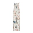 thumbnail image 4 of CHUMUD Easter Outfit Women Women's Easter Bunny Print Overalls Jumpsuit with Pockets Wide Leg Casual Sleeveless Jumpsuit, 4 of 6