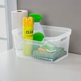 thumbnail image 6 of Sterilite 7 x 11 x 14.25 Inch Open Storage Bin with Carry Handles (18 Pack), 6 of 8