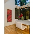 thumbnail image 3 of Marmont Hill "Floral Frenzy Red I" Painting Print on Canvas, 3 of 7