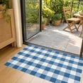 thumbnail image 6 of LEFXSMR Large Plaid Welcome Mat, 31.5*19.9 inch Thanksgiving Non-Slip Front Door Mat, Hand-Woven Washable Outdoor Rug Entrance Fall Decor, 6 of 9
