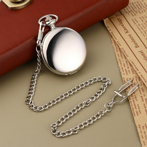 ifundom Classic Pocket Watch Retro Style Chain Accessory 1Pc