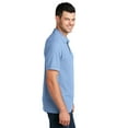 thumbnail image 3 of Port & Company Core Blend Pique Polo-XL (Light Blue), 3 of 6