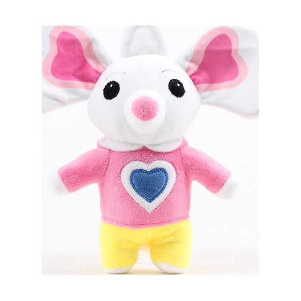 Lindo animal mascota falda rosa perro y ratón juguete de peluche máquina de agarrar muñeca muñeca regalo