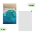 thumbnail image 2 of Kdxio Beach Pattern Golf Towel (24" X 16") with Carabiner Clip - The Convenient Golf Cleaning Towel, 2 of 8