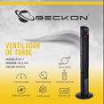 thumbnail image 4 of Ventilador de Torre 46 Pulg Beckon BV-1 / Control Remoto / Led / Osc, 4 of 6