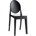 thumbnail image 1 of Nicer Furniture Ghost Side Chair in Black, 1 of 3