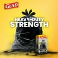 thumbnail image 2 of Glad 30-Gallon Quick Tie Extra Strong Heavy Duty Large Trash Bags, 40 Bags, 2 of 10