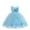 A107 Sky Blue, variant on Xdegoge Dress for Girls Tulle Flower Applique Pageant Gown with Lace Trim Formal Wedding Party Princess Dress