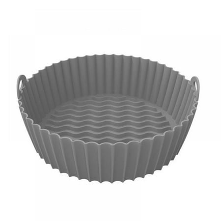 

Baywell Air Fryer Silicone Pot 7.5 Inch Air fryer Accessories Reusable Non Stick Replacement of Parchment Liner Paper for Baking Microwave Frying Pan