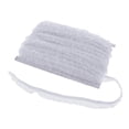 thumbnail image 4 of Abbracc 50 Yards Elastic Ruffle Lace Stretch Pleated Edge Ribbon 15mm White, 4 of 9