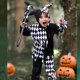 thumbnail image 1 of Disfraces De Halloween Para Niños Niñas Payaso Falda A Cuadros Enmascarada 儿童 万圣节 服装 女童 小 囍 格子 裙 化装舞会 男童 狂欢 派 任 出 服 8.25, 1 of 4
