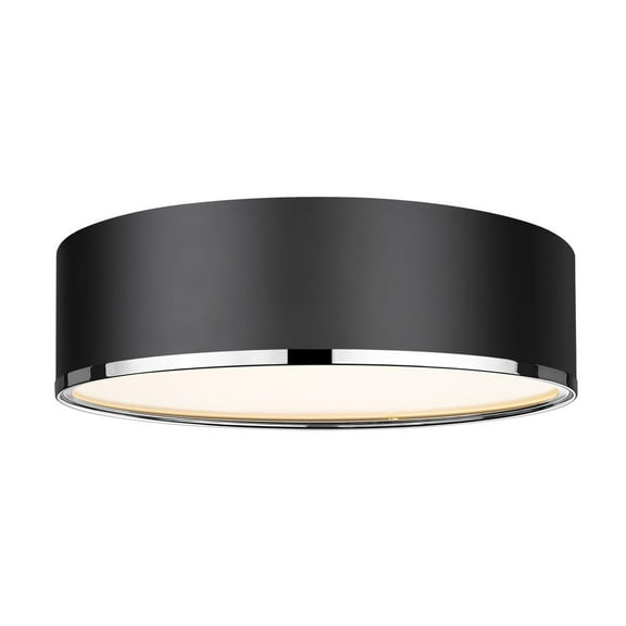 Z-Lite 225F2 Lamina 2 Light Flush Mount in Chrome,