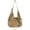 Khaki, variant on Women Nylon Shoulder Bag Waterproof Crossbody Bag Casual Handbag Lightweight Messenger Bag Top Handle Bag