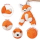 thumbnail image 5 of Peluche pesado Niuniu Daddy Fox de 1,5 kg para niños, 5 of 7