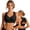 B-black, variant on Posture Bra for Women Front Closure Wireless Back Posture Support Bra