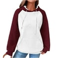 thumbnail image 2 of FDGIU Women's 2025 Oversized Hoodie Dress - Long Sleeve Tunic Sweatshirt with Pockets, Soft Fleece Fall Winter Clothes, 2 of 5