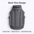 thumbnail image 5 of Dog Sweater for Small Medium Dogs, Warm Comfortable Winter Pet Clothes, Cute Knitted Sleeveless Puppy Sweater for Cats, Dog Apparel & Accessories Fall Winter by MPOISVA, 5 of 8