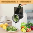 thumbnail image 3 of Multifunctional Electric Food Processor for Cheese, Vegetables, and Salad Preparation, 3 of 5