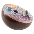 thumbnail image 4 of 7 Touches Réglables Noix de Coco Mbira Portable Kalimba Instrument de Musique Réglable pour Doigt Pouce Piano, 4 of 5