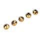 thumbnail image 2 of 70 piezas DIY cuentas de plástico simple exquisita joyería DIY cuentas para collar pulsera teléfono móvil cordón 0.315 in oro, 2 of 5