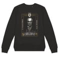thumbnail image 4 of Godfather Corleone Classic Poster Women's Crew Sweatshirt, Black, Small, 4 of 4