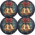thumbnail image 2 of Coolnut Christmas Wind Chime Placemats Set of 1 Non-Slip Heat Resistant Dining Table Place Mats Washable Kitchen PVC Weave Table Mats Home Decor Gifts, 2 of 7