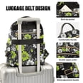 thumbnail image 3 of FORMRS Mini Backpack Purse for Women Travel Daypack Casual Shoulder Bag, White Flower Pattern, 3 of 7