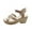 Khaki, variant on Anuirheih Slip on Sandals Women,Women's Muffin Wedge Heel Thick Soled Shoes Woven Sandals(Khaki)