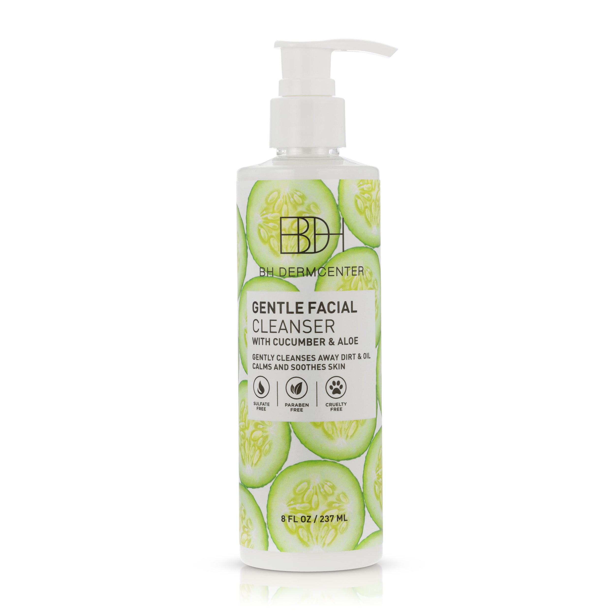 Cucumber Aloe Facial Cleanser 8oz - BH DERMCENTER